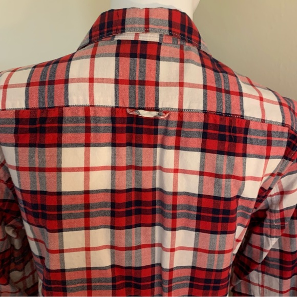 Gap fitted boyfriend flannel size small - Picture 4 of 6
